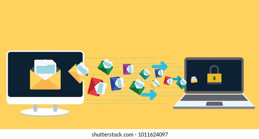 Email marketing concept