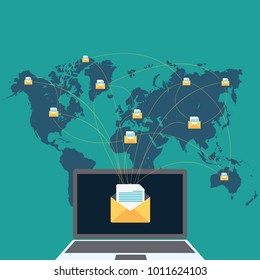 Email marketing concept