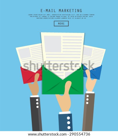 E-mail Marketing Concept