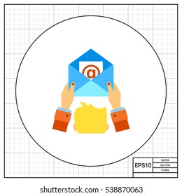 E-mail Marketing Concept Icon