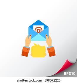 E-mail Marketing Concept Icon
