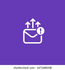 email marketing concept, vector icon