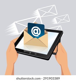 Email marketing design, vector illustration eps 10.