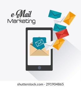 Email marketing design, vector illustration eps 10.