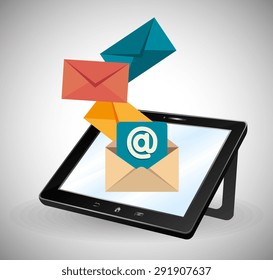 Email marketing design, vector illustration eps 10.