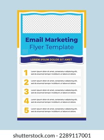 Email Marketing Flyer Template - Simple Flyer Template