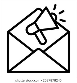 Email Marketing Icon Element For Design