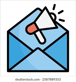 Email Marketing Icon Element For Design
