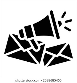 Email Marketing Icon Element For Design