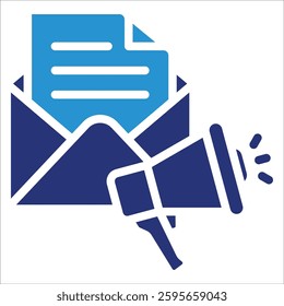 Email Marketing Icon Element For Design