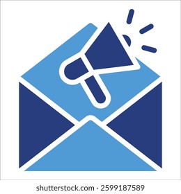 Email Marketing Icon Element For Design