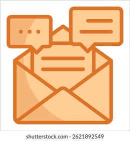Elemento de icono de marketing de correo electrónico para diseño
