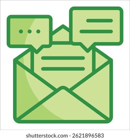 Elemento de icono de marketing de correo electrónico para diseño