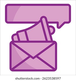Email Marketing Icon Element For Design