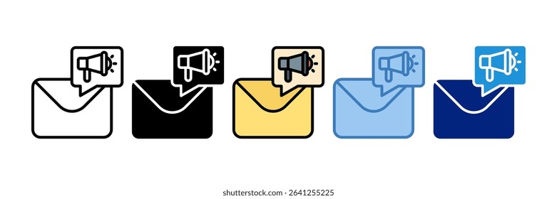 Email Marketing Icon Element For Design