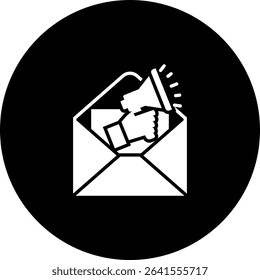 Email Marketing Icon Element For Design
