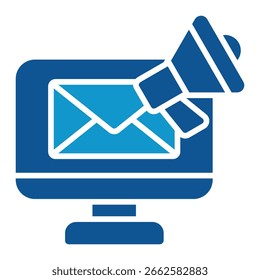Email Marketing Icon Element For Design