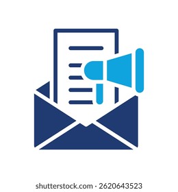 Email Marketing Icon Mixed Vector Illustration