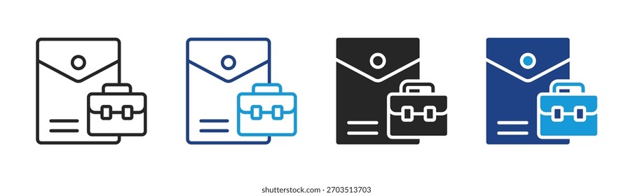 E-Mail-Marketing-Symbol für mehrere Stilkollektionen
