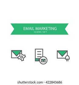 Email Marketing Icon Template 
