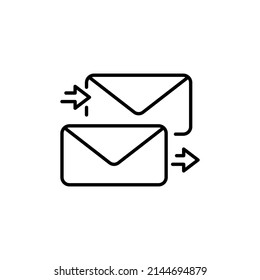 Icono de Email Marketing en vector. logotipo