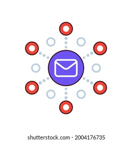 icono de email marketing para web