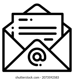 email marketing icon for website, application, printing, document, poster design, etc.