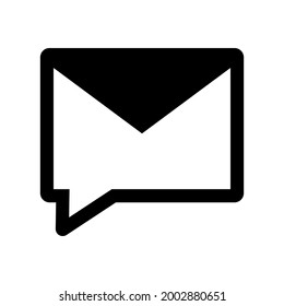 Icono de email marketing.bubble,chat (ilustración vectorial)