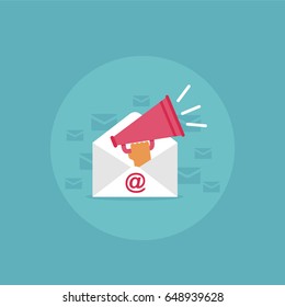 Email marketing illustration