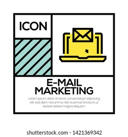 E-MAIL MARKETING AND ILLUSTRATION ICON CONCEPT