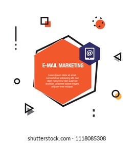 E-Mail Marketing Infographic Icon