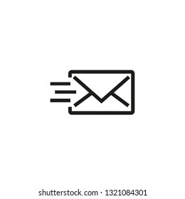 E-mail marketing line icon. Letter, envelope, post. Spamming concept. Can be used for topics like promotion, newsletter, subscription