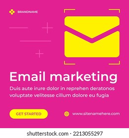 Email marketing mailing list correspondence commercial business cyberspace communication social media post vector illustration. Electronic mail incoming message envelope sales management info send
