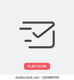 Email marketing modern simple flat vector illustration for web site or mobile app