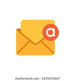 email marketing or Email Notification Icon – Envelope with Message Alert Symbol