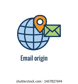 Email Marketing Rules and Regulations Icon  with Email Marketing Rule Idea
