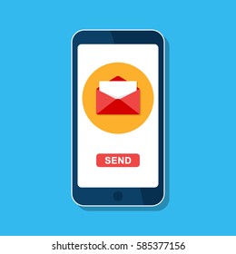 Email Marketing Template Email Management Message Stock Vector (Royalty