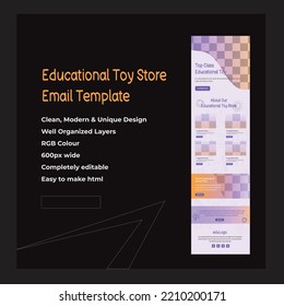 Email Marketing Templates For An Educational Toy Store