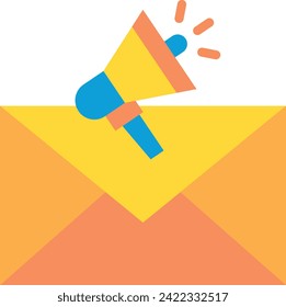 Descarga del icono de diseño vectorial de email marketing . Eps