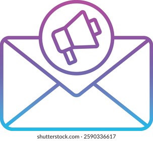 Email Marketing vector icon. Can be used for printing, mobile and web applications.