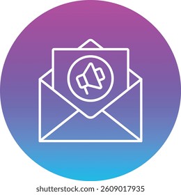 Email Marketing vector icon. Can be used for printing, mobile and web applications.