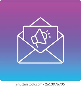 Email Marketing vector icon. Can be used for printing, mobile and web applications.