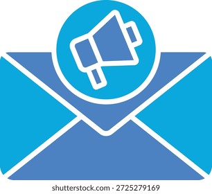 Icono de Vector de Email Marketing. Se puede utilizar para aplicaciones de impresión, móviles y de Web.