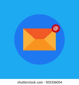 Email marketing vector icon. Flat style