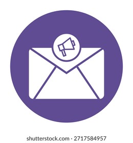 Email Marketing en Vector sobre fondo blanco