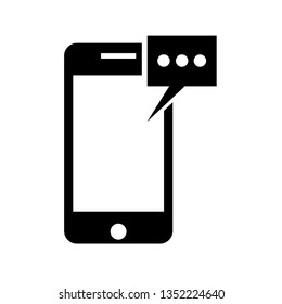 Email message by mobile, Mobile phone vector