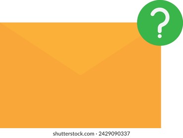 Email Message Communication Icon Vector Flat Illustration