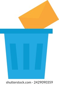 Email Message Communication Icon Vector Flat Illustration