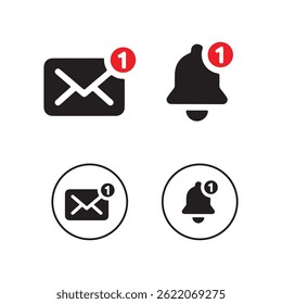 Email, message contact icon. Social media symbol.  Vector illustration eps 10