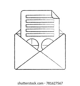 email message document envelope business graph